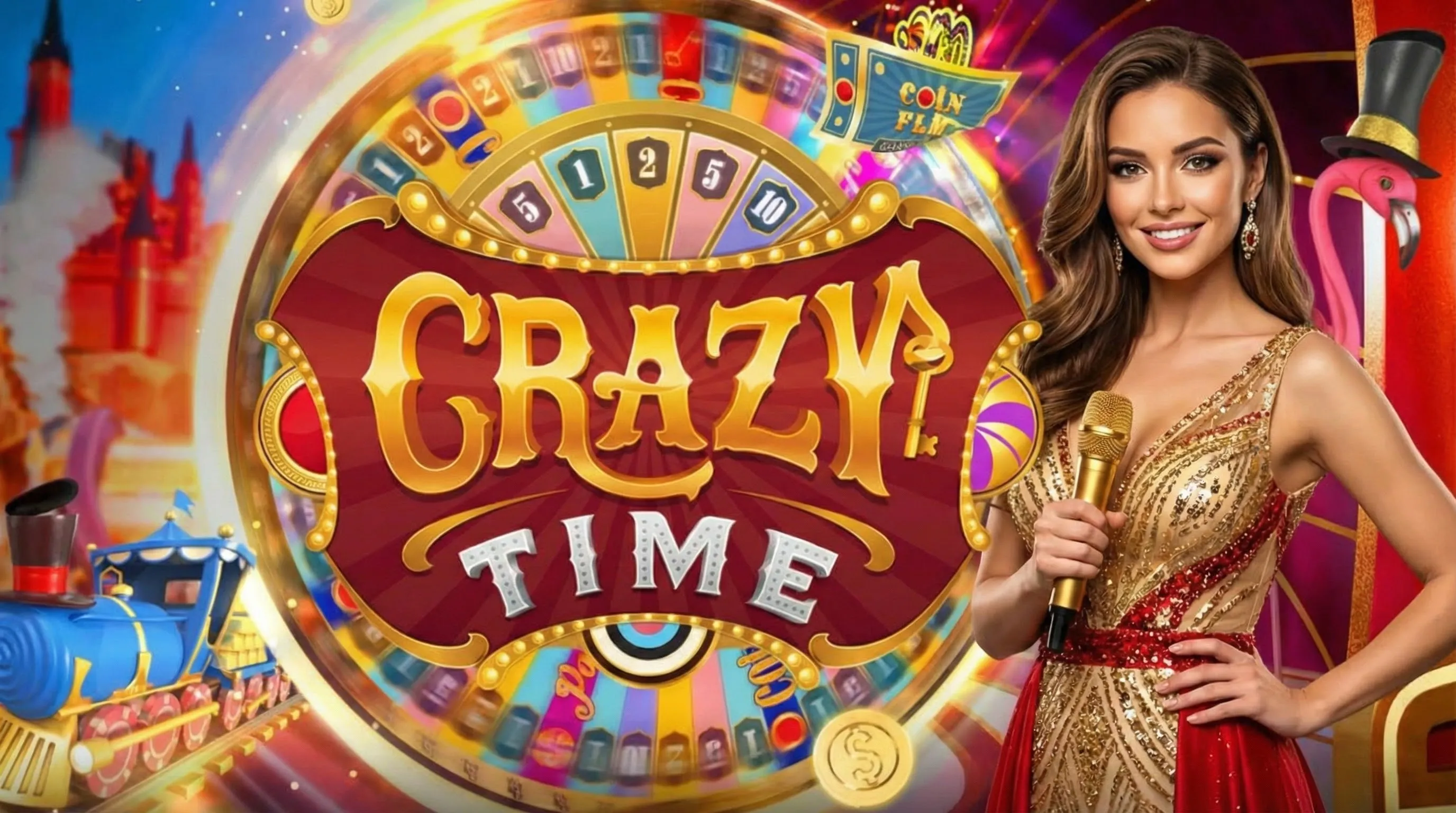 Crazy Time live casino games lobby on mobile