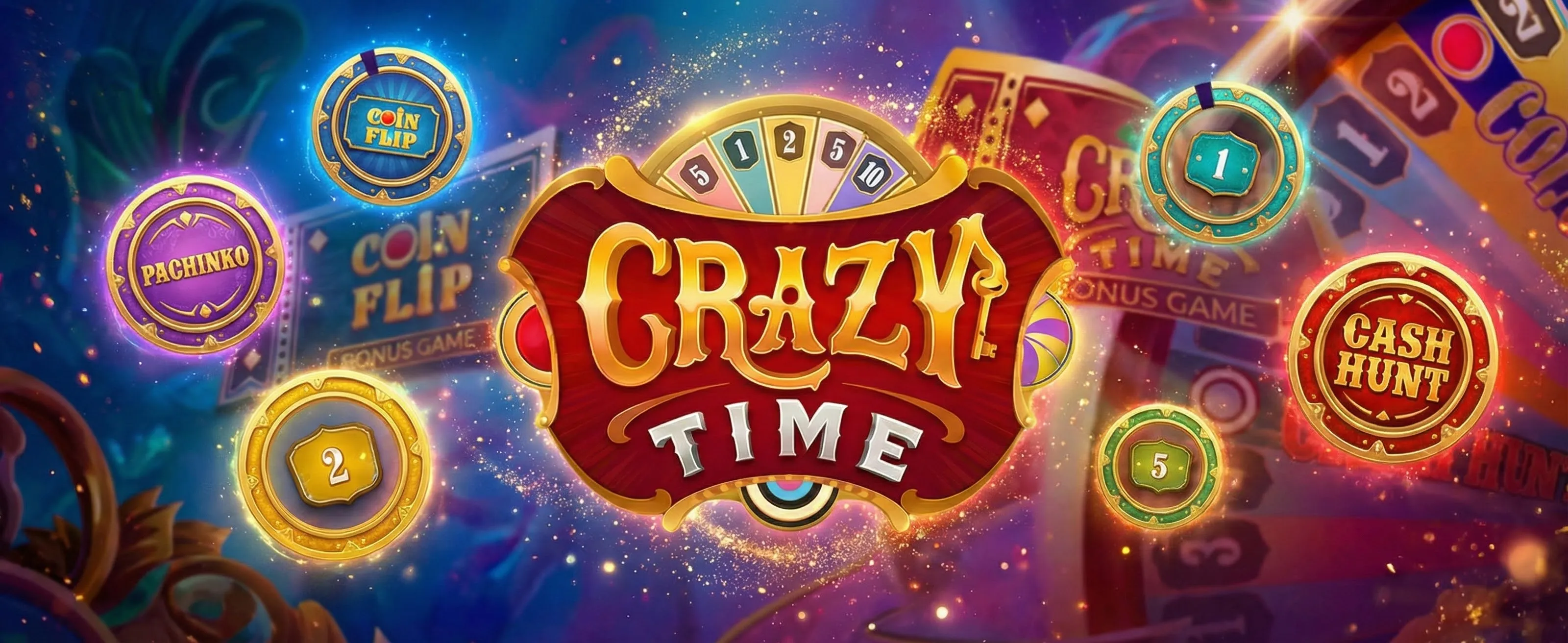 Crazy Time history archive with older spin result rows