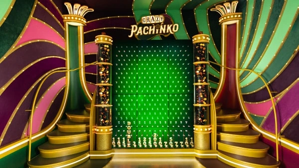 Crazy Time Pachinko bonus drop on stream