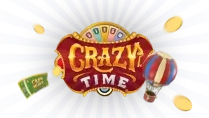 Crazy Time casino bonus and payment screen