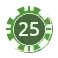 Crazy Time 25 chip value